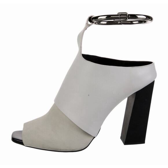 Proenza Schouler Platform Leather Slingback Heels Sandals Sz 40.5 $895 - Picture 3 of 5